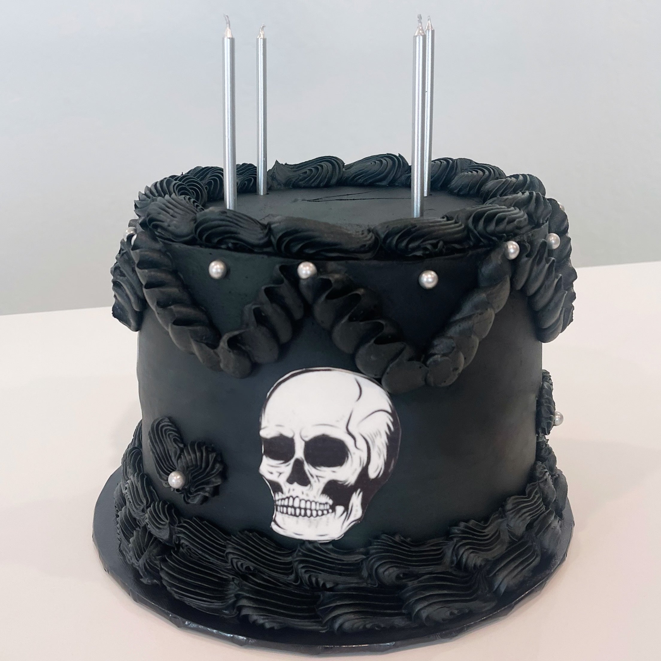 Sugar Skull Cake – Bead Yarn & Spatula