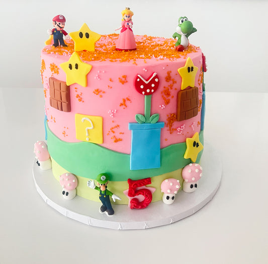 Princess Peach Birthday Cake