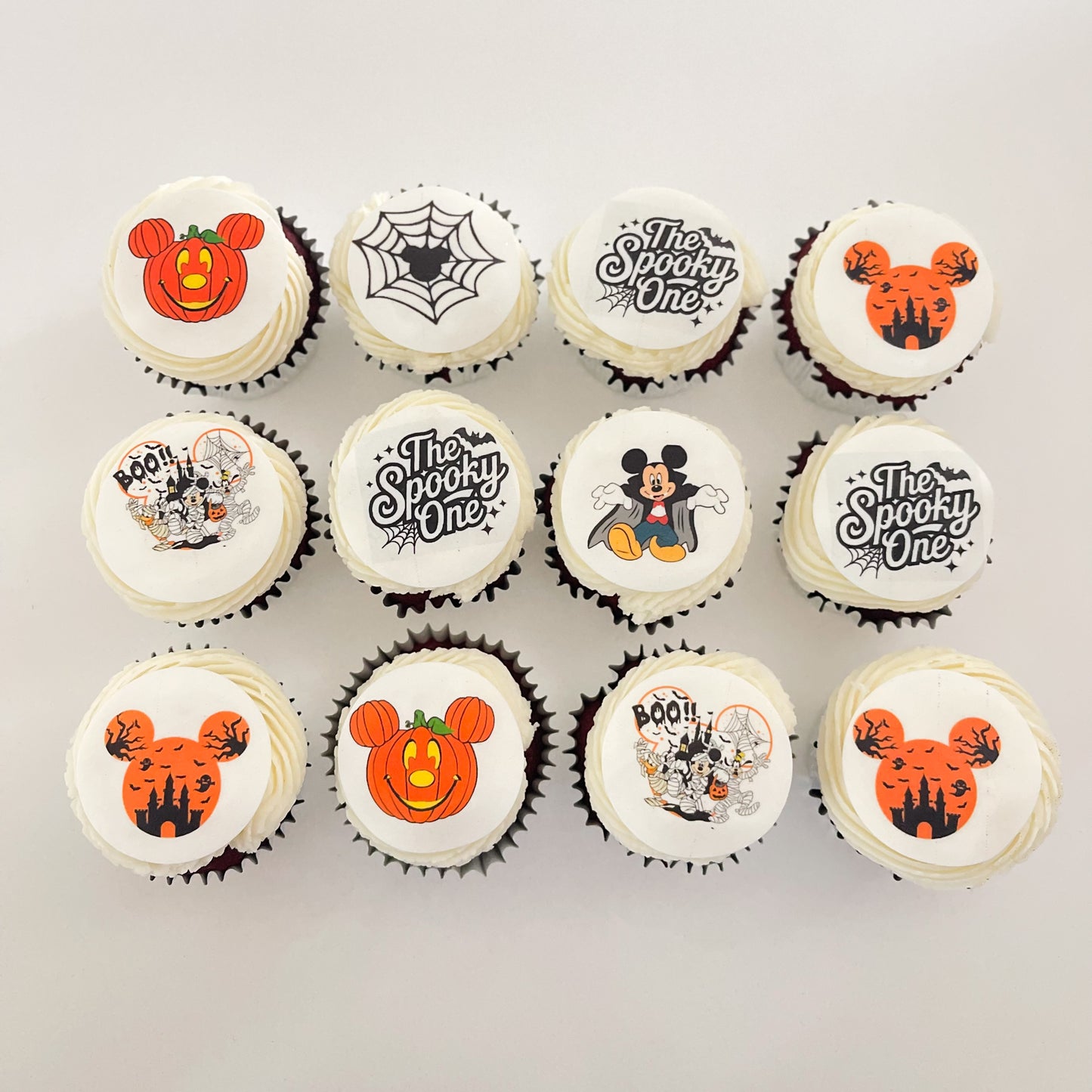 Disney Inspired Halloween Spooky Cupcakes