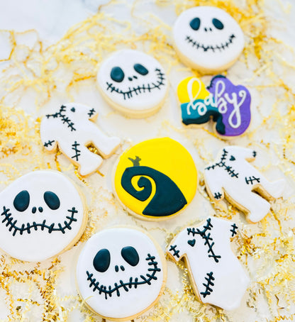 12 Nightmare Before Christmas Baby Shower Cookies