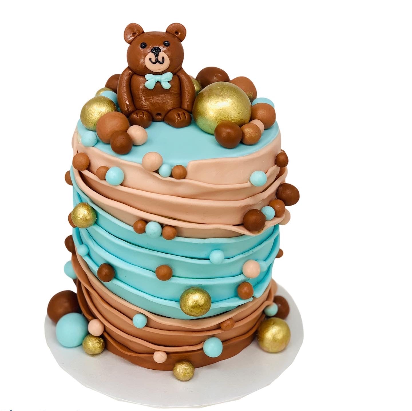 Baby Shower Bear Tiered Cake – Padoca Bakery