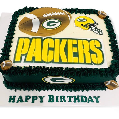 Green Bay Packers Cheesehead Cake by CakeSuite, serving Connecticut and New  York