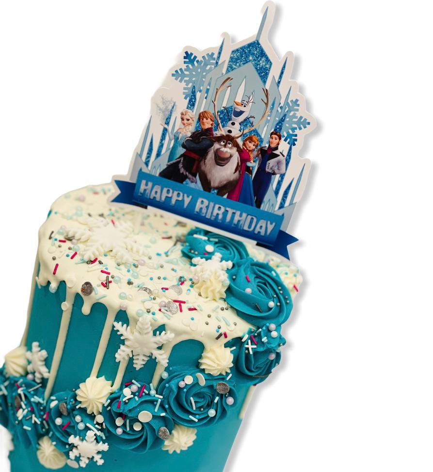 Disney Frozen Elsa & Anna cake | Cabnolen's Cafe