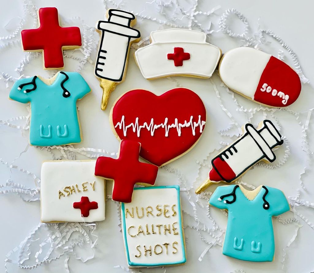 2 2024 doz ,Medical Cookie Set-graduation, thank you gift